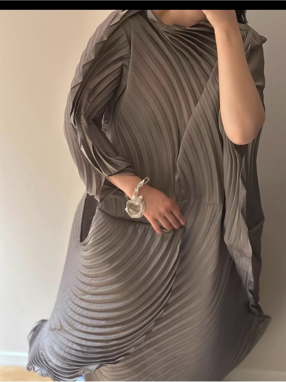 Issey Miyake Extremely Rare Tree Ring Runway Dress - Picture 7 of 9
